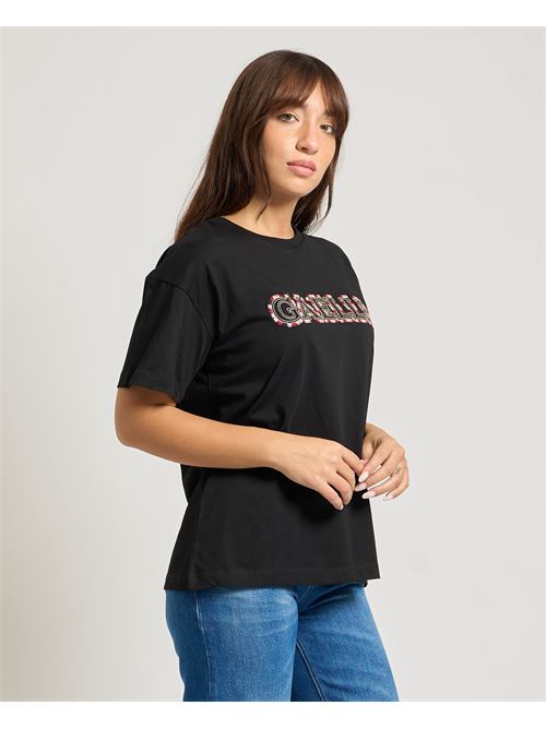 T-shirt donna Gaelle Paris con logo a fantasia GAELLE PARIS | GAABW07830NE01
